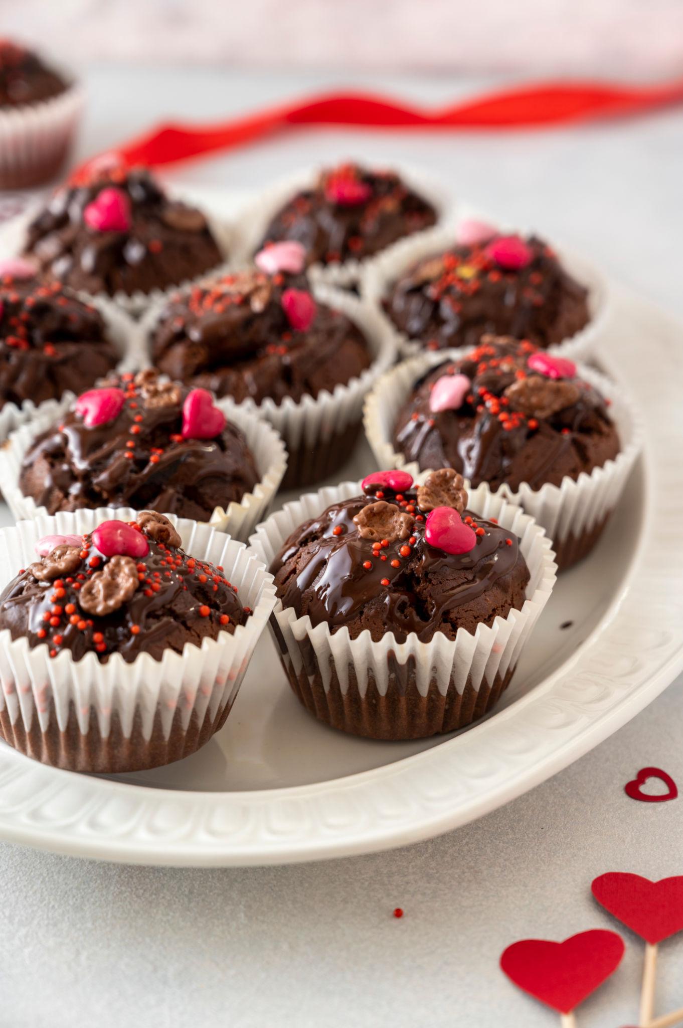Valentine's Heart Cupcake